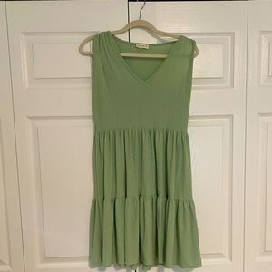 Green mini dress purchased from T.J. Maxx, originally from See Monday.
